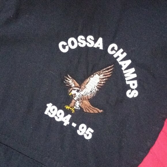Vintage 1994-95 FALCON Basketball COSSA  Champs STARTER Style Pullover Jacket - Picture 4 of 9